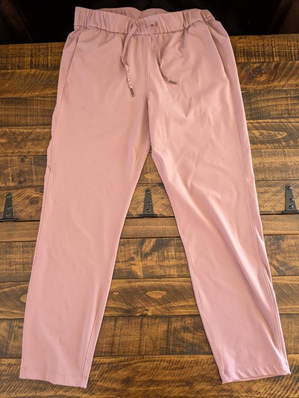 CRZ YOGA Stretch Drawstring 7/8 Pants with Pockets Figue 26.5'' Inseam Size: 12
